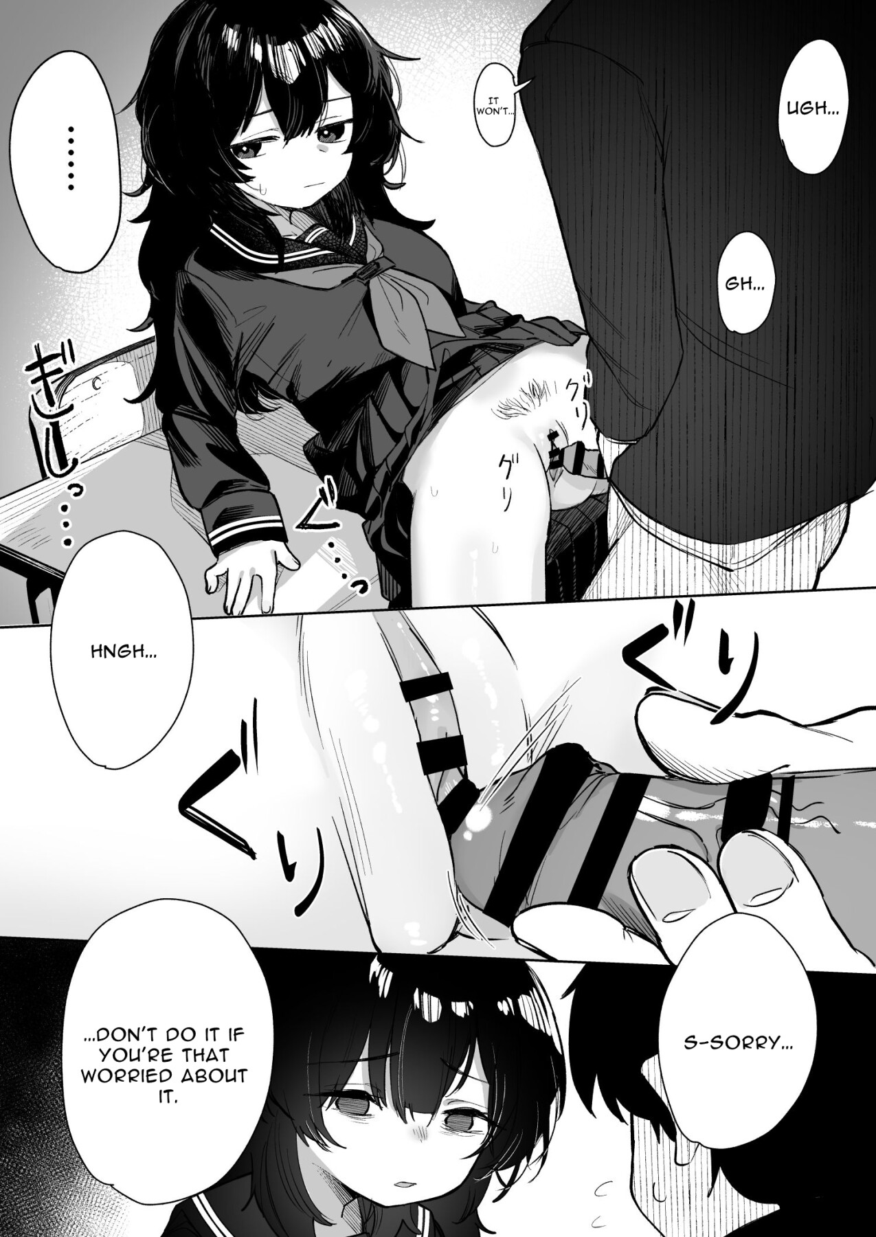 Hentai Manga Comic-She Doesn't Like Me ~ I thought I was the only one~ Plain Busty Bookworm Girl-Read-31